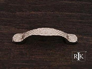 Flowery Ornate Pull  4 1/2" (114mm) - Pewter - New York Hardware Online