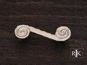 Waves @ End Pull 3 13/16" (97mm) - Pewter - New York Hardware