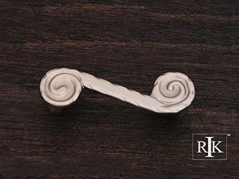 Waves @ End Pull 3 13/16" (97mm) - Pewter - New York Hardware