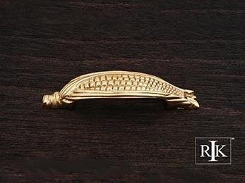 Corn Pull 4 3/8" (111mm) - Polished Brass - New York Hardware Online