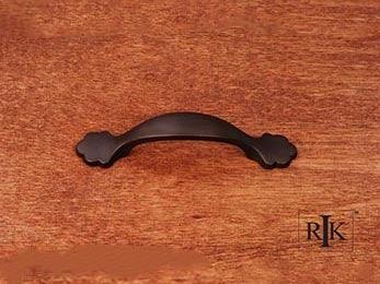 Ornate Foot Bow Pull 4 3/4" (121mm) - Oil Rubbed Bronze - New York Hardware Online