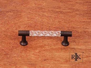 Acrylic Swirl Pull 3 3/4" (95mm) - New York Hardware Online