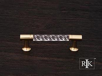 Acrylic Swirl Pull 3 3/4" (95mm) - New York Hardware Online