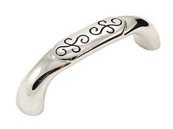 3" c/c Ornate Middle Pull - New York Hardware Online