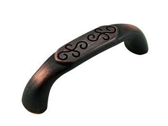 3" c/c Ornate Middle Pull - New York Hardware Online