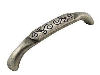 5" c/c Ornate Middle Pull - New York Hardware Online