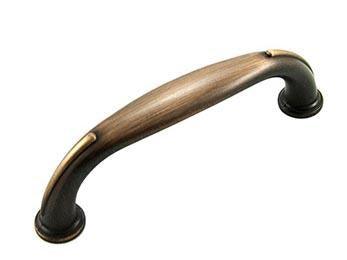 96mm  C/C Plain with Line Edges Pull - New York Hardware Online