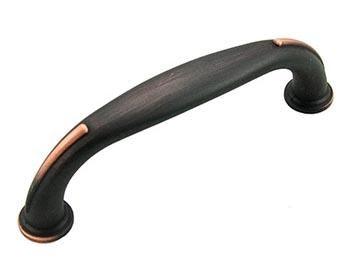 96mm  C/C Plain with Line Edges Pull - New York Hardware Online