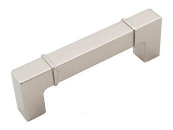 96mm C/C Rectangular w / Lines at Edges Pull - New York Hardware Online