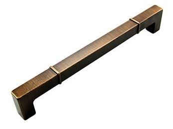 8 inch C/C Rectangular w / Lines at Edges Pull - New York Hardware Online