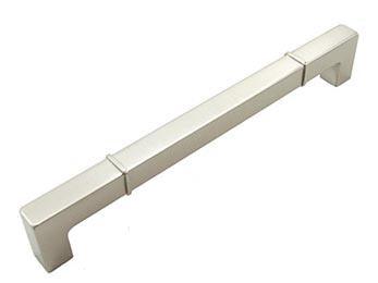 8 inch C/C Rectangular w / Lines at Edges Pull - New York Hardware Online