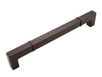 8 inch C/C Rectangular w / Lines at Edges Pull - New York Hardware Online