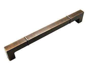 10 inch C/C Rectangular w / Lines at Edges Pull - New York Hardware Online