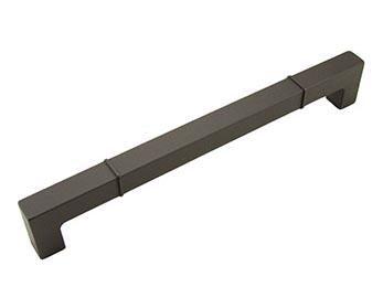 10 inch C/C Rectangular w / Lines at Edges Pull - New York Hardware Online