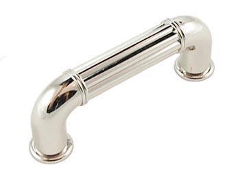 3" c/c Ridged Cylinder Middle Pull - New York Hardware Online