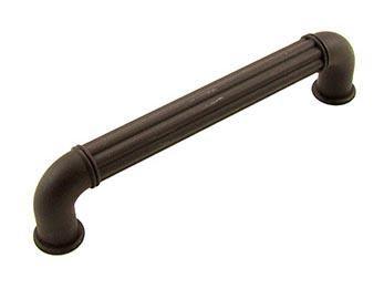 5" c/c Ridged Cylinder Middle Pull - New York Hardware Online