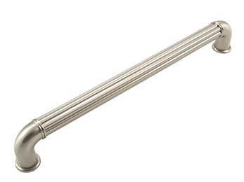 8" c/c Ridged Cylinder Middle Pull - New York Hardware Online