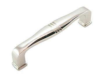 96mm Pull with Middle Lines - Black - New York Hardware Online