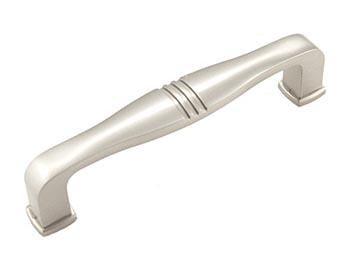 96mm Pull with Middle Lines - Black - New York Hardware Online