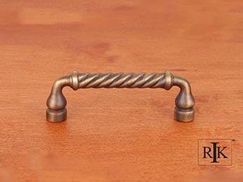 Twisted Pull 3 1/2" (89mm) - Antique English - New York Hardware