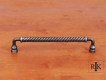 Twisted Pull 8 1/2" (216mm) - Distressed Nickel - New York Hardware