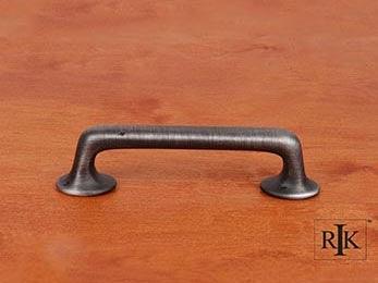 Distressed Rustic Pull 5" (127mm) - Distressed Nickel - New York Hardware Online