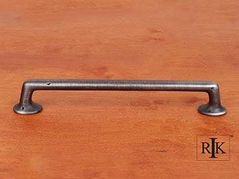 Distressed Rustic Pull 9 1/8" (232mm) - Distressed Nickel - New York Hardware Online