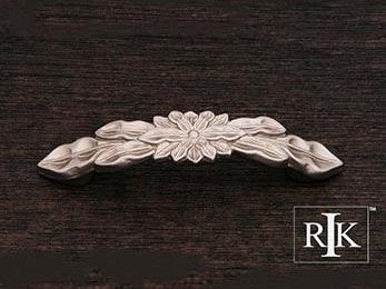 Flower Pull 4 1/8" (105mm) - Pewter - New York Hardware Online
