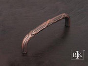 Lines and Crosses Pull 5 3/8" (137mm) - Distressed Copper - New York Hardware Online