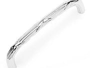 Lines and Crosses Pull 5 3/8" (137mm) - Polished Nickel - New York Hardware Online