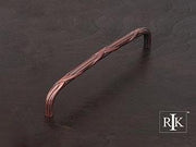 Lines and Crosses Pull 8 3/8" (213mm) - Distressed Copper - New York Hardware Online