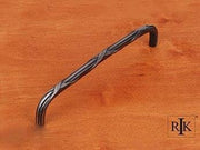 Lines and Crosses Pull 8 3/8" (213mm) - Distressed Nickel - New York Hardware Online