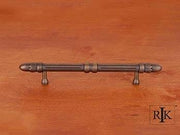 Lined Rod Pull with Petals @ End 7 3/4" (197mm) - Antique English - New York Hardware Online