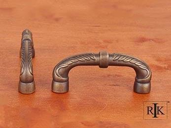 Bow Pull with Petals and Solid Line 3 5/8" (92mm) - New York Hardware Online