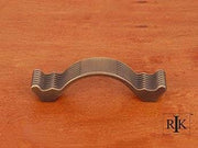 Wavy Contoured Pull with Lines 3 7/8" (98mm) - Antique English - New York Hardware