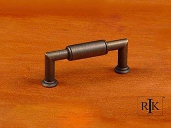 Cylinder Middle Pull 3 19/32" (91mm) - Antique English - New York Hardware Online