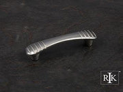 Ridges @ Edge Pull 3 7/8" (98mm) - Pewter - New York Hardware Online