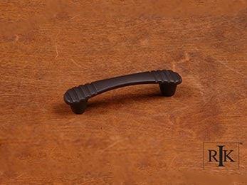 Ridges @ Edge Pull 3 7/8" (98mm) - Oil Rubbed Bronze - New York Hardware Online