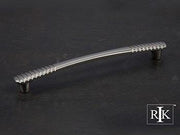 Ridges @ Edge Pull 9 7/32" (234mm) - Pewter - New York Hardware Online