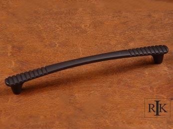 Ridges @ Edge Pull 9 7/32" (234mm) - Oil Rubbed Bronze - New York Hardware Online