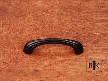 Contoured Lines Bow Pull 3 9/16" (90mm) - Oil Rubbed Bronze - New York Hardware Online