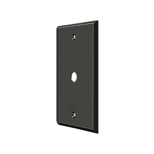 Cable Cover Plate Switch Plate by Deltana -  - Oil Rubbed Bronze - New York Hardware