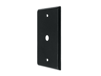 Cable Cover Plate - Black - New York Hardware Online