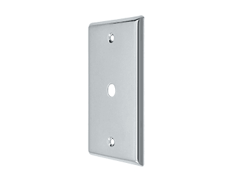 Cable Cover Plate - Polished Chrome - New York Hardware Online