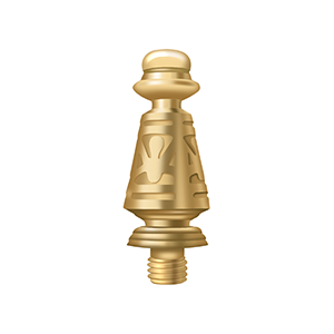 Solid Brass Ornate Tip Finals by Deltana -  - PVD Polished Brass - New York Hardware
