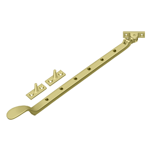 Colonial Casement Stay Adjuster by Deltana -  - Polished Brass - New York Hardware