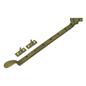 Colonial Casement Stay Adjuster by Deltana -  - Antique Brass - New York Hardware