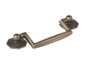 Crossways Cabinet Drop Handle by Armac Martin - 102mm - Satin Nickel Plate