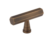 Crossways T-bar Handle by Armac Martin - 55mm - Satin Nickel Plate