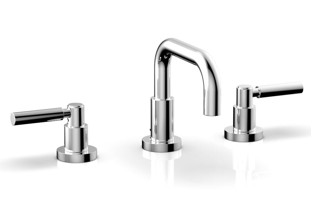 Basic Widespread Faucet, Low Spout, Lever Handles D132 - New York Hardware